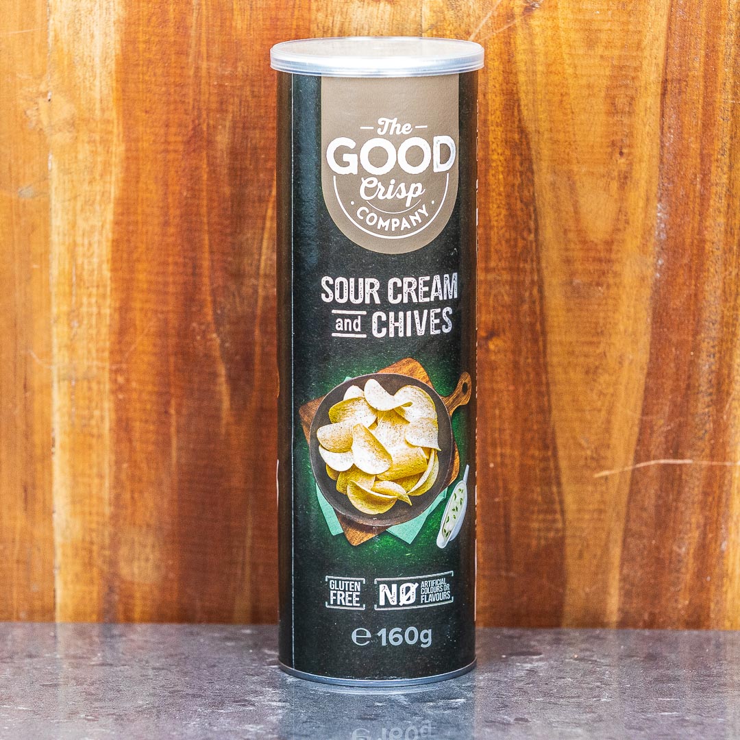 THE GOOD CRISP CO Sour Cream and Chives 160g – The Green Pantry