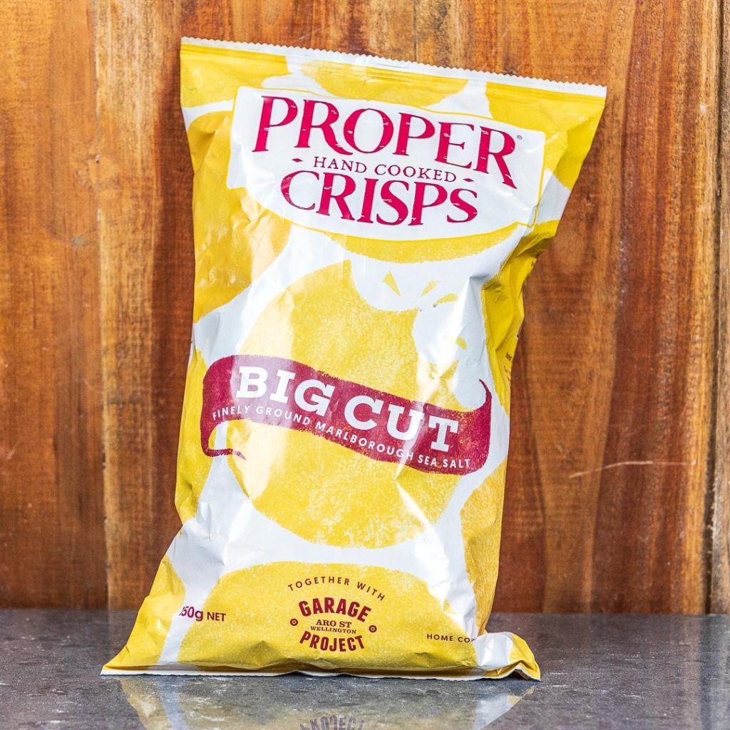 PROPER CRISPS Big Cut Marlborough Sea Salt 150G – The Green Pantry